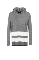 megztinis wool blend hoodie Tommy Hilfiger pilka