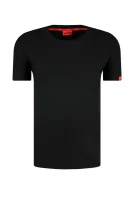 Marškinėliai Labelled | Regular Fit Hugo Bodywear juoda
