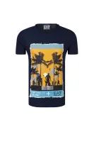 tėjiniai marškinėliai beachwear | regular fit EA7 tamsiai mėlyna