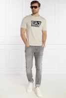 Marškinėliai | Regular Fit EA7 smėlio