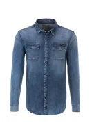marškiniai classic CALVIN KLEIN JEANS tamsiai mėlyna