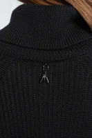 Vilnonis megztinis | Regular Fit Patrizia Pepe juoda