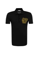 polo marškinėliai Versace Collection juoda