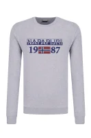džemperis berthow logo | regular fit Napapijri pilka