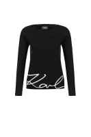 džemperis karl signature Karl Lagerfeld juoda