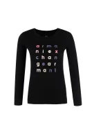 džemperis | slim fit Armani Exchange juoda