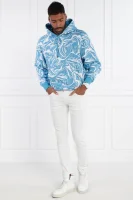 Džemperis We_Ocean | Regular Fit BOSS ORANGE mėlyna