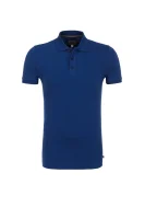 polo marškinėliai Armani Collezioni tamsiai mėlyna