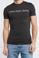 Marškinėliai INSTITUTIONAL | Slim Fit CALVIN KLEIN JEANS juoda
