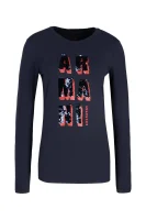 džemperis | slim fit Armani Exchange tamsiai mėlyna