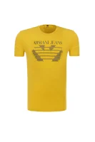 tėjiniai marškinėliai Armani Jeans geltona