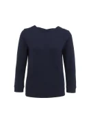 džemperis Elisabetta Franchi tamsiai mėlyna