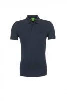 polo marškinėliai c-firenze/logo BOSS GREEN tamsiai mėlyna