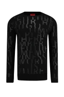džemperis dowan | oversize fit HUGO juoda