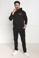 Džemperis SEASONAL BLOCKED LOGO HOODIE | Regular Fit CALVIN KLEIN JEANS juoda