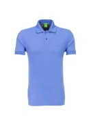 polo marškinėliai c-firenze/logo BOSS GREEN mėlyna