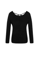 džemperis crossed back | regular fit Desigual juoda
