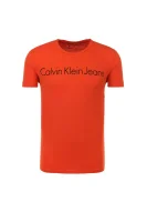 tėjiniai marškinėliai CALVIN KLEIN JEANS oranžinė