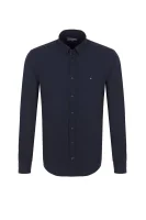 marškiniai poplin Tommy Hilfiger tamsiai mėlyna