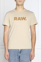 Marškinėliai Holorn r t | Regular Fit G- Star Raw smėlio