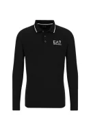 polo marškinėliai EA7 juoda
