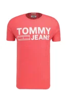 tėjiniai marškinėliai tjm essential | regular fit Tommy Jeans oranžinė