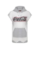 džemperis rabarbaro coca-cola | loose fit Pinko pilka