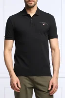 polo marškinėliai ELBAS | Regular Fit Napapijri juoda
