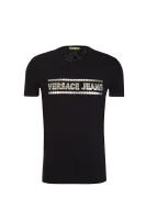 tėjiniai marškinėliai Versace Jeans juoda