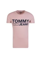 tėjiniai marškinėliai tjm basic cn | slim fit Tommy Jeans kaštonų