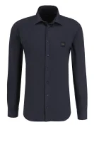 Marškiniai Mypop_1 | Slim Fit BOSS ORANGE tamsiai mėlyna