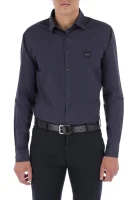 Marškiniai Mypop_1 | Slim Fit BOSS ORANGE tamsiai mėlyna