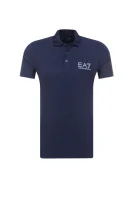 polo marškinėliai EA7 tamsiai mėlyna