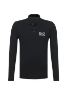 polo marškinėliai EA7 tamsiai mėlyna