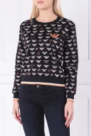 džemperis | regular fit Emporio Armani juoda