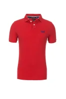 polo marškinėliai classic pique Superdry raudona