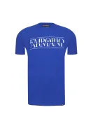 tėjiniai marškinėliai Emporio Armani mėlyna
