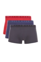 šortukai 3 pack boxer shorts/ trunk BOSS BLACK raudona