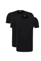 tėjiniai marškinėliai/apatiniai marškiniai 2-pack Emporio Armani juoda