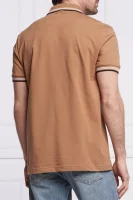 polo marškinėliai Paul Curved | Slim Fit BOSS GREEN 	karamelinė 	