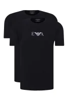 tėjiniai marškinėliai 2-pack | regular fit Emporio Armani juoda