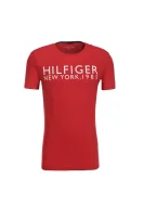 tėjiniai marškinėliai organic Tommy Hilfiger raudona