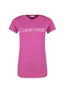 tėjiniai marškinėliai logo | regular fit Calvin Klein fuksijos