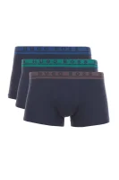 šortukai 3 pack boxer shorts/ trunk BOSS BLACK žalia