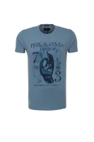 tėjiniai marškinėliai mogan Pepe Jeans London tamsiai mėlyna