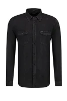 marškiniai | slim fit GUESS juoda