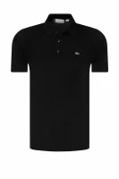 polo marškinėliai | slim fit | pique Lacoste juoda