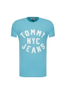 tėjiniai marškinėliai Tommy Jeans žydra