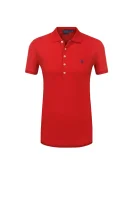 polo marškinėliai julie | slim fit | pique POLO RALPH LAUREN raudona