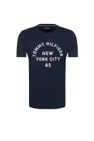 tėjiniai marškinėliai Tommy Hilfiger tamsiai mėlyna